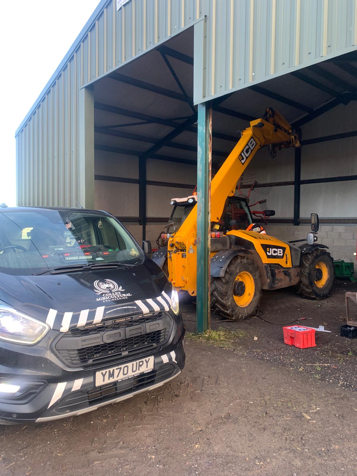 JCB telehandler on-site service